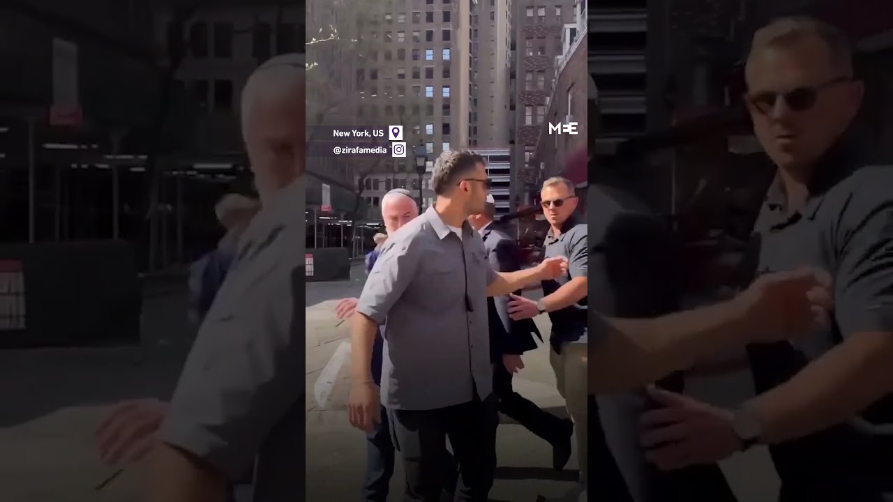 Protesters Confront Israel S Far Right Minister Itamar Ben Gvir In New York