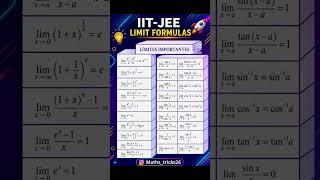 #IITJEE #IITlimit #limit tricks #calculus #motivation #CBSE #HSC #limit #shorttricks #jee2027