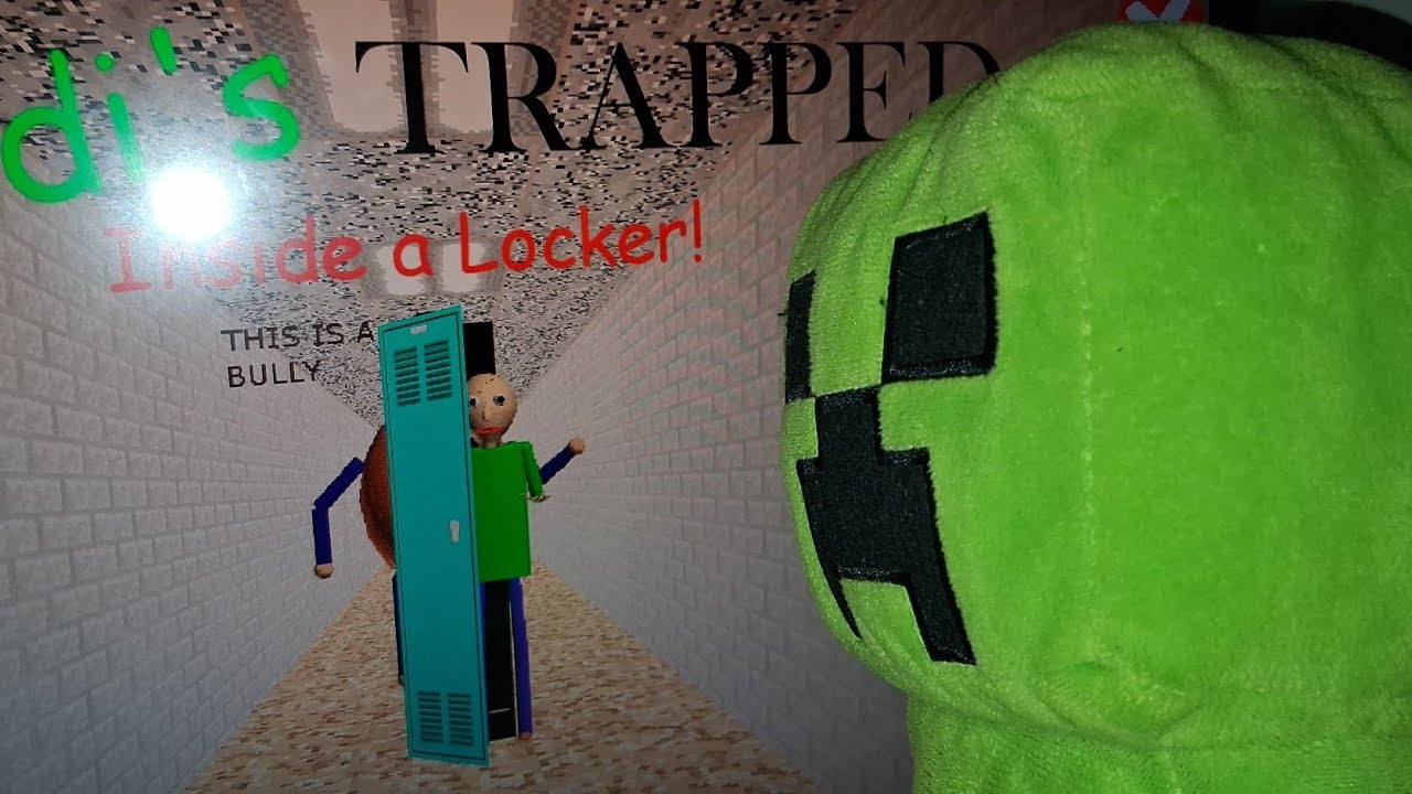 SGB Movie: Creeper Plays Baldi's Trapped Inside A Locker! 