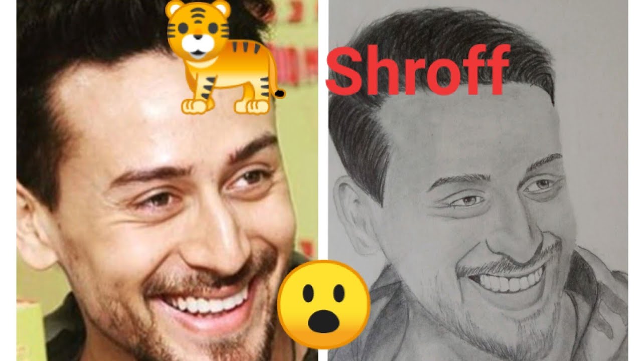 Tiger Shroff sketch - YouTube