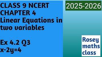 Ex 4.2 Q3 Class 9 Linear Equations in two variables/Check which of the following are ..#maths #ncert