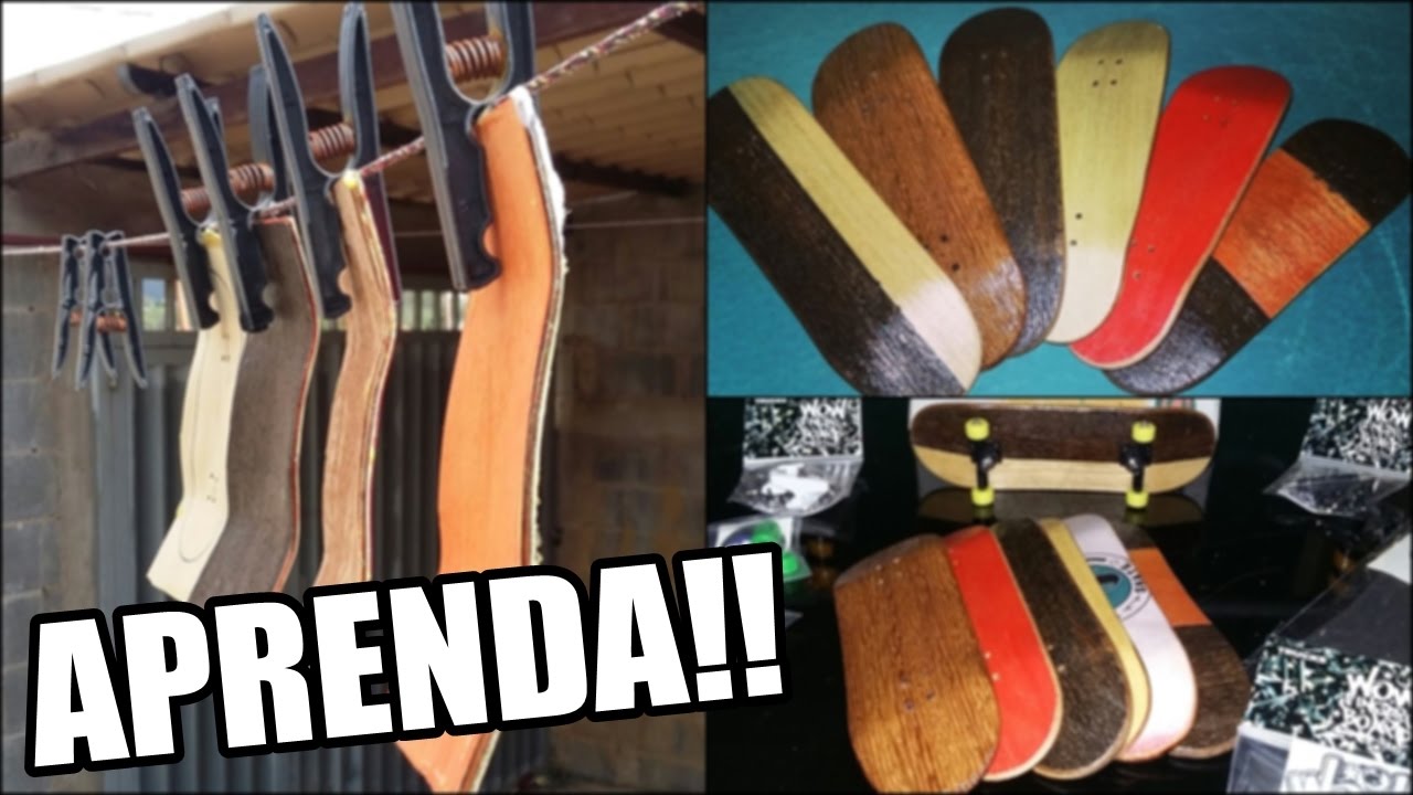 Como Fazer um DECK de Fingerboard Profissional | Tutorial