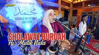 SHOLAWAT BURDAH - MUTIK NIDA THE DRUM QUEEN LIVE IN SINGOCANDI KUDUS