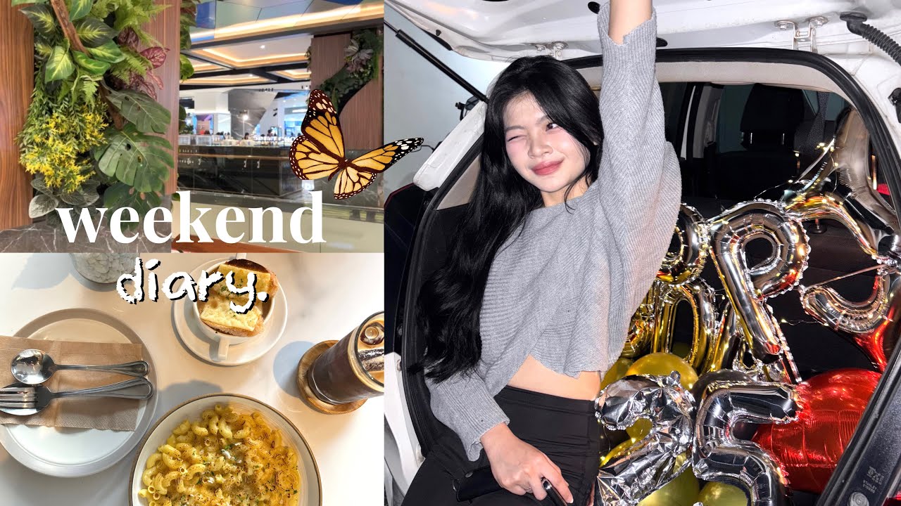 ✨3 DAYS IN MY LIFE | productive weekend 🌞, bf’s birthday surprise 🎉 lunch 🥗, sushi date🍣, church⛪️