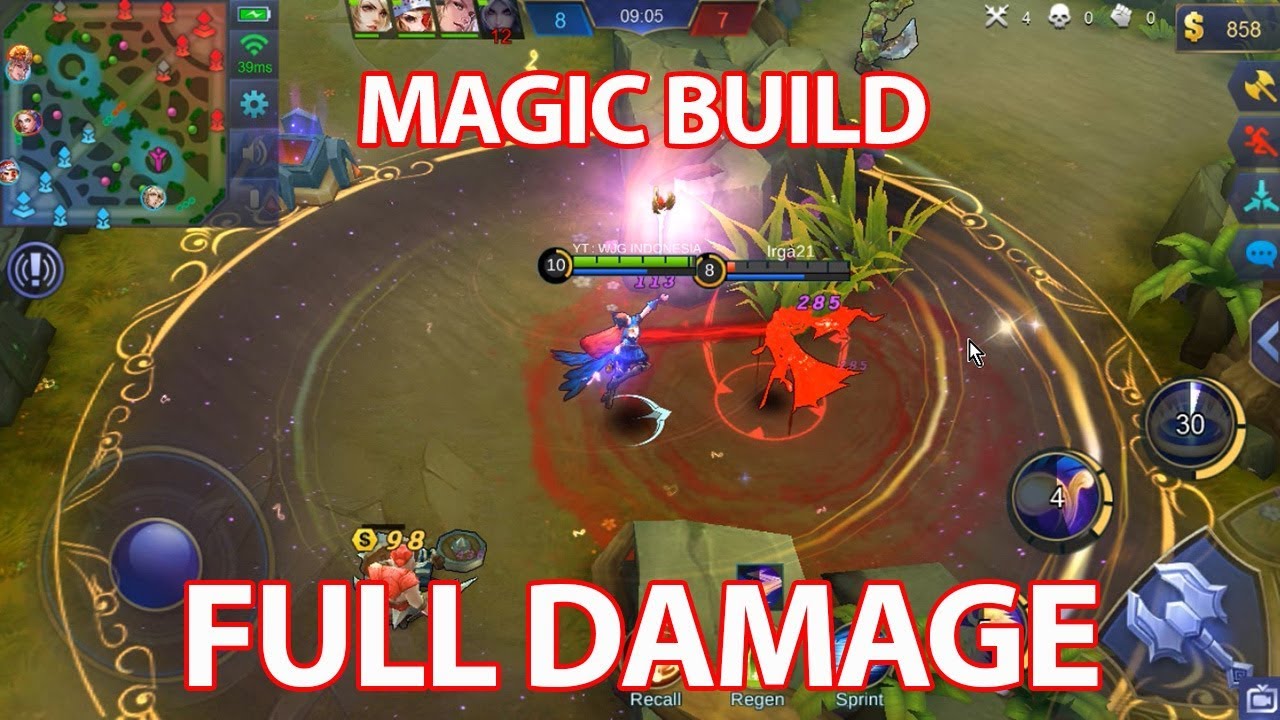 Odette Magic Build Full Damage Will Be MVP Mobile Legends YouTube