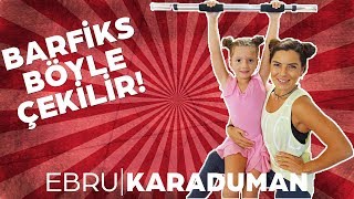 Çocuk Cimnastiğinde Evde Barfiks Çalışması | Ebru Karaduman ile Cimnastik!