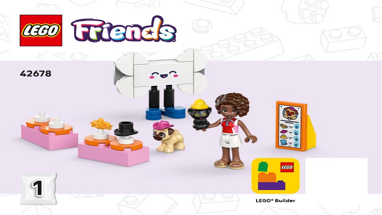 Friends - Pet Accessories Van - Pets LEGO instructions