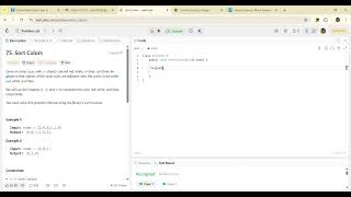 Sort Colors (LeetCode) — Java Solution & Explanation