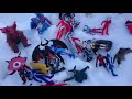 ウルトラマン 大怪獣バトル 雪合戦 雪遊び♪ Playing Ultraman Toys & Snow