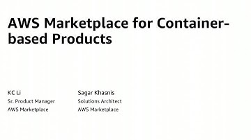 AWS Marketplace - KC Li & Sagar Khasnis