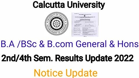 Cu 4th sem RESULT 2022। UPDATE |Cu Results 2022। Calcutta university 2nd semester result।Cu review