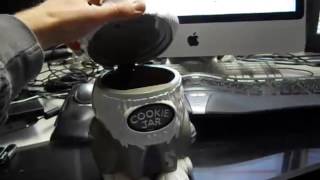 husky cookie jar