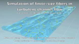 Simulation of finite-size fibers in turbulent channel flow
