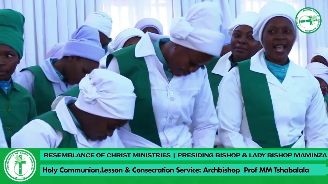 Bishop and Lady Bishop Maminza  Holy Communion Lessons and Consecration