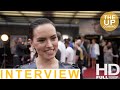 Daisy Ridley interview on Young Woman and the Sea red carpet