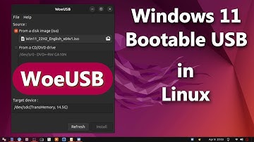 Create Windows 11 Bootable USB Drive in Linux Using WoeUSB