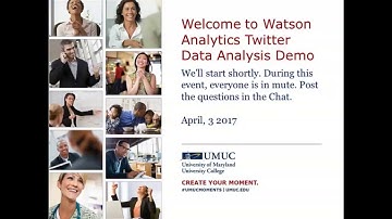 DATA 610 Twitter and Storybooks with Watson Analytics Spring 2017, April 3