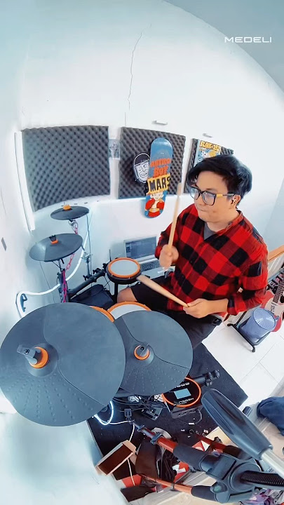 KEKASIH TOLOL-SUPERIOTS (Drum cover by Ari Bahri Drums) Medeli drum mz528 #kekasihtolol #superiots