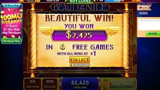 Beauty of the NILE House Of Fun Free Facebook online game Free game bonus