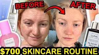 TRYING A $700 SKINCARE ROUTINE FOR 6 WEEKS!!! (the results are SHOCKING )