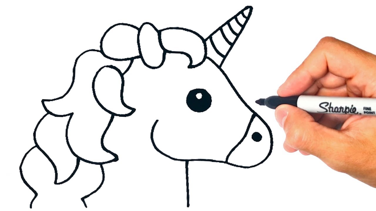 Como desenhar UNCÓRNIO kawaii-comment dessiner une licorne, cómo dibujar  unicornio - how to draw unicorn - Vídeo Dailymotion