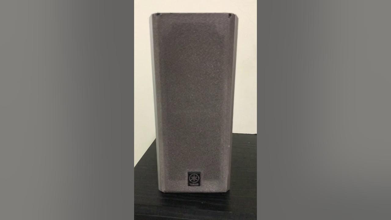 Yamaha satellite speaker nxe130 test sound YouTube