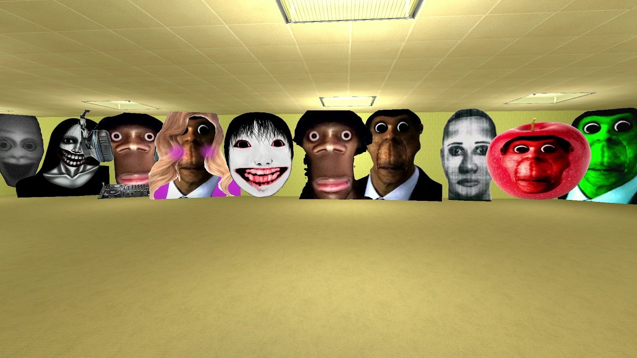 неограниченное количество Nextbots в подсобных помещениях Garry's Mod SNPC #SNPC