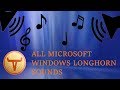 MICROSOFT WINDOWS LONGHORN ALL SOUNDS