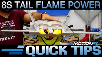 Powering Your Freewing Tail Flame With 8s  | Quick Tips | Motion RC