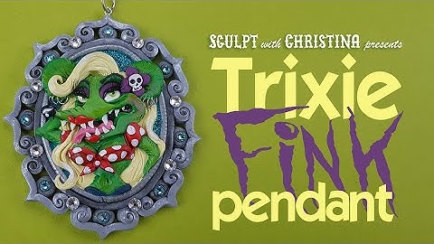 Trixie Fink Custom Cosclay Pendant