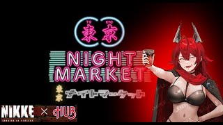 Checking out the NIKKE X HUB collab event / Tokyo Night Market / Chicken N Waffles?!