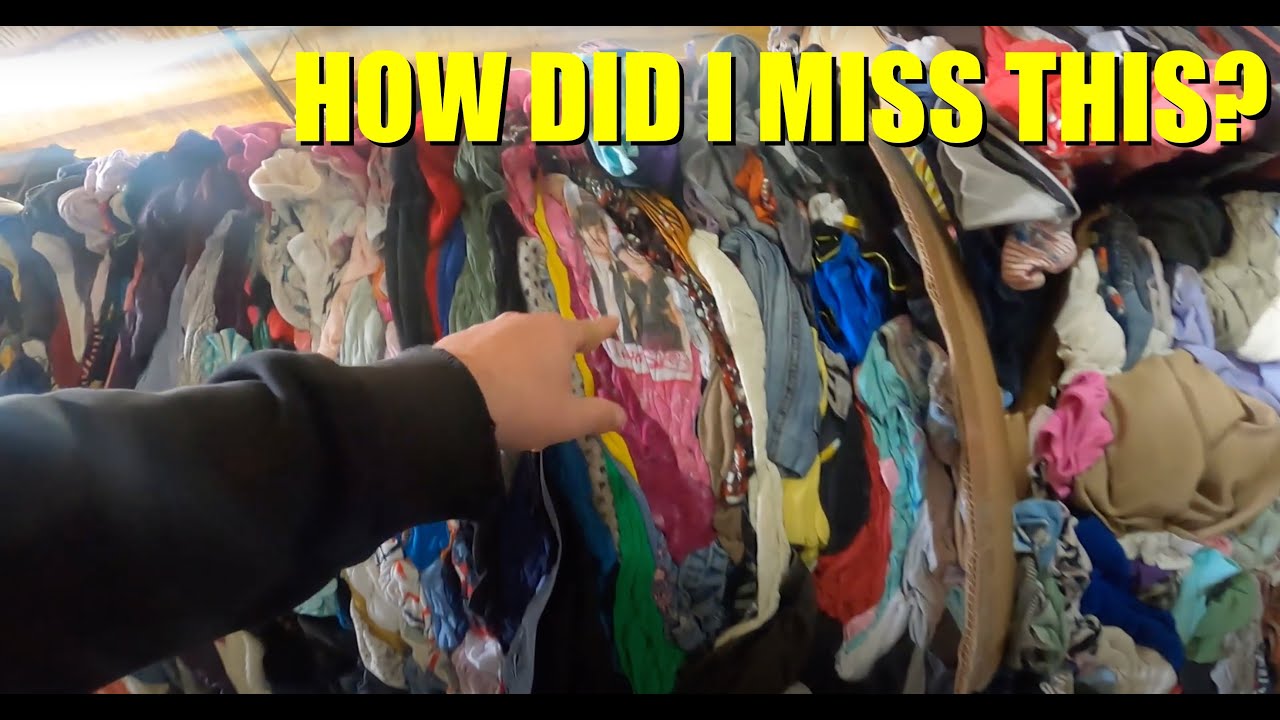 Thrifting A RAG HOUSE For Vintage Clothing! YouTube