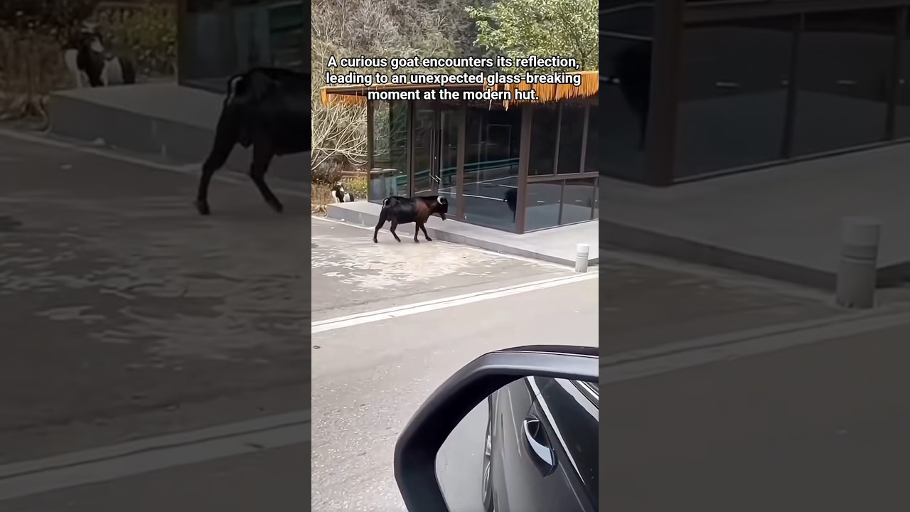 Mirrored Mayhem: Goat's Glass Encounter.