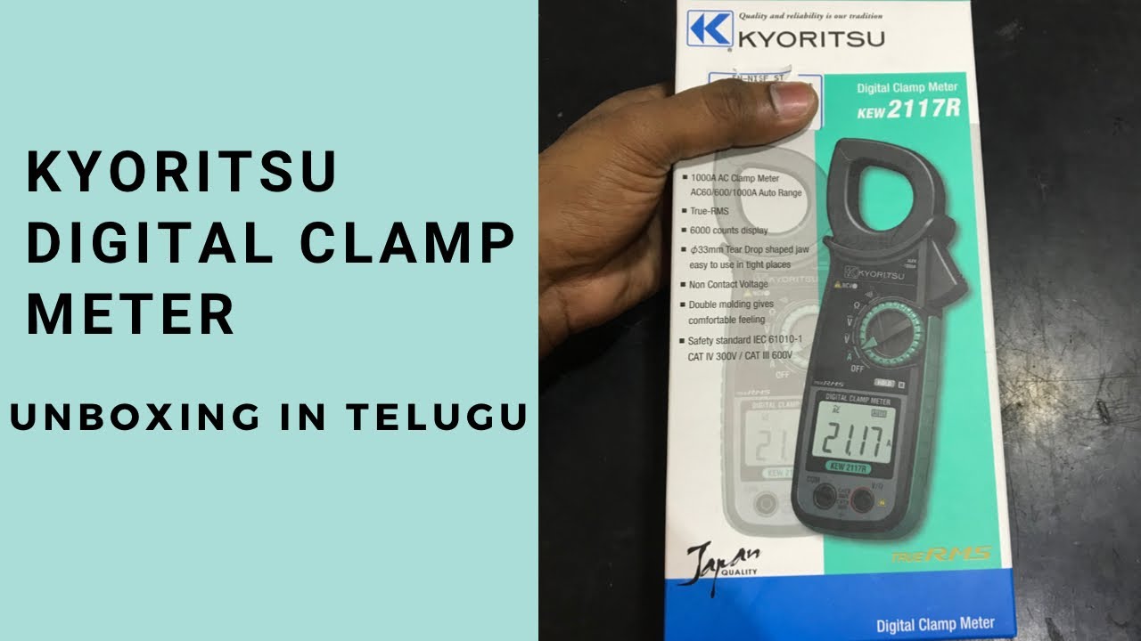 Kyoritsu digital clamp meter Unboxing in Telugu YouTube