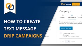 Creating Text Message Drip Campaigns | EZ Texting Tutorial screenshot 1