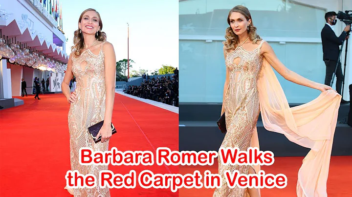 Barbara Romer Walks the Red Carpet in Venice