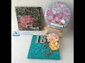 3 Easy DIY Magnets  with Two Step Crackle Medium