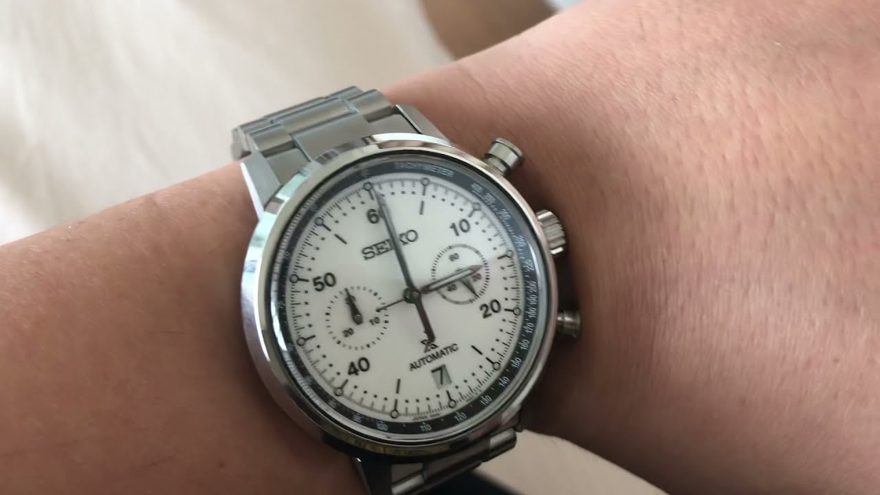 Seiko Prospex Speedtimer Automatic Chronograph Limited Edition SRQ035J1 on  my wrist - YouTube