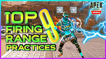 Top 9 Things You Can Practice In Apex Mobile Firing Range | Apex Legends Mobile Tips & Tricks