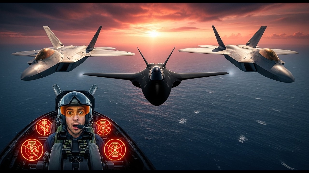 F-22 Raptors Intercept Her Mid-Ocean — Then Everything Went Silent on ...