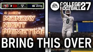Madden Features I Actually Want in College Football 27