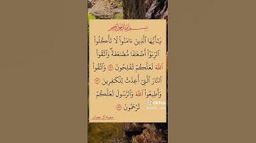 القرآن الكريم سورة آل عمران #القارئ صلاح بو خاطر