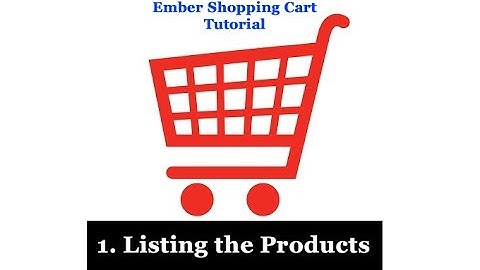 EmberJs Simple Shopping Cart System - 1  List products on home page