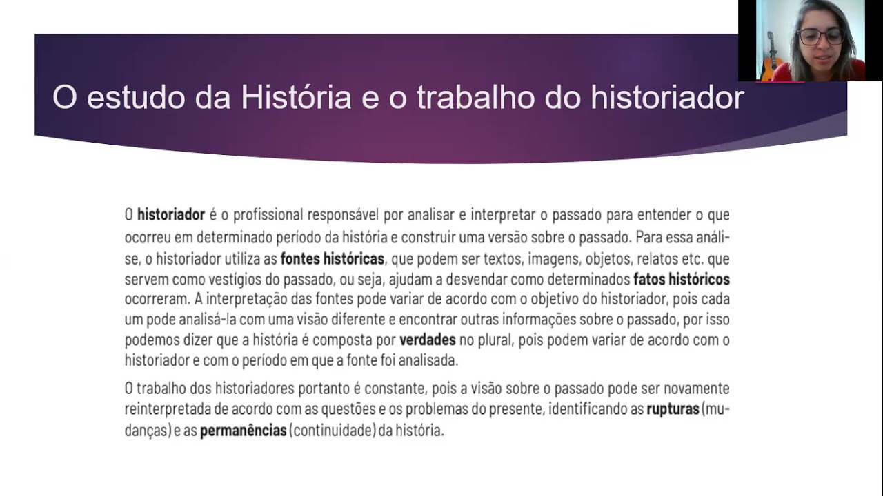 O estudo da História e o trabalho do historiador YouTube O estudo da História e o trabalho do historiador YouTube