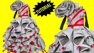 ide kreatif cara membuat baju kostum dari koran bekas untuk karnaval 17 Agustus yang keren