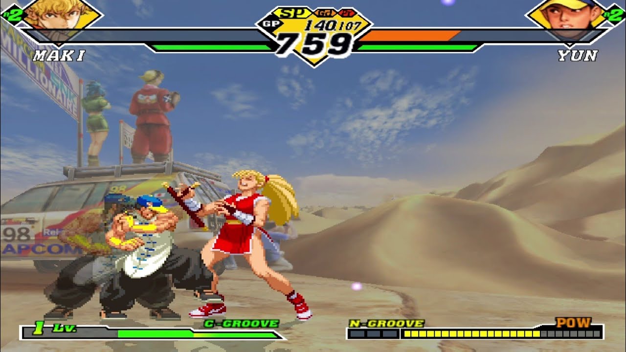 春麗 キャミィ マキ カプエス2 CAPCOM VS. SNK 2 MILLIONAIRE FIGHTING