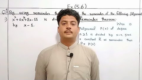 Remainder theorem with examples in Urdu/Hindi || Remainder theorem with definition and examples Urdu