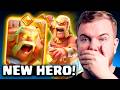 NEW HERO BARBARIAN BARREL CAN REROLL AND HEAL IN CLASH ROYALE 😱