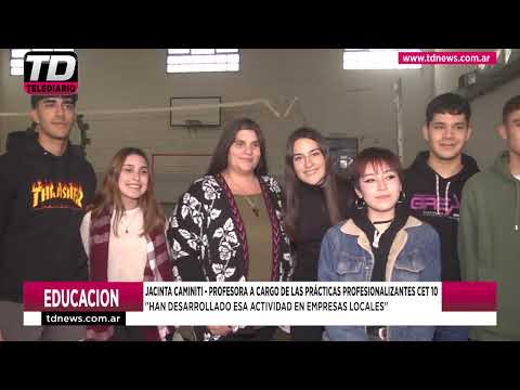 JACINTA CAMINITI   PROFESORA A CARGO DE LAS PRACTICAS PROFESIONALIZANTES CET 10 05 07 22