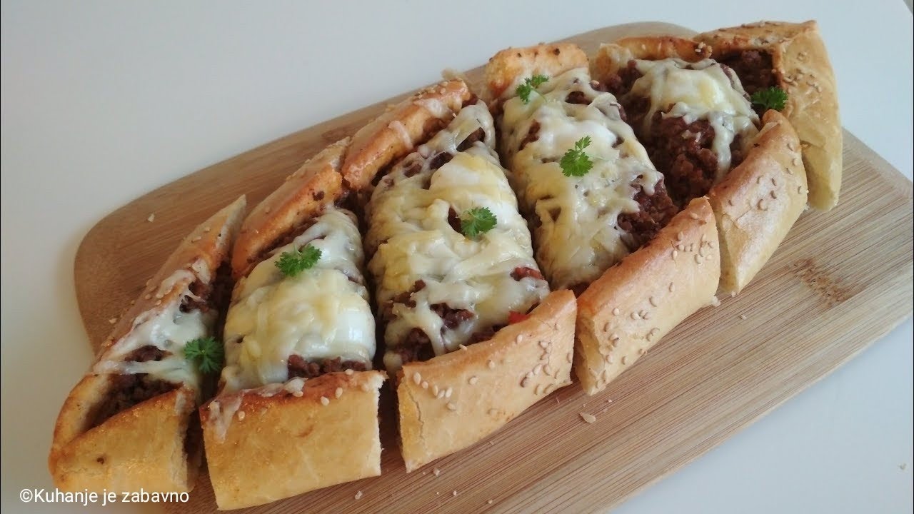 Turske PIDE sa mljevenim mesom ~ Türkische Pide mit Hackfleisch ~ Turkish Pide with minced meat #59